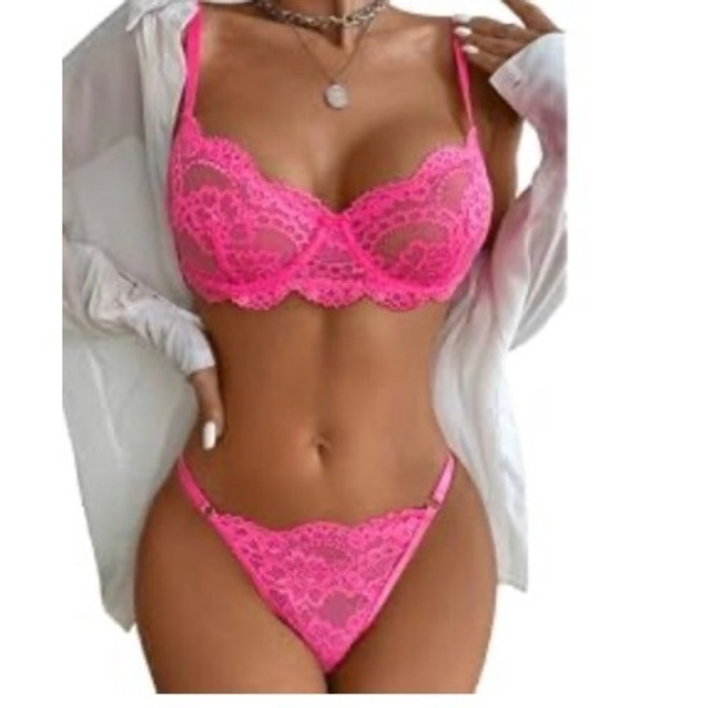 Unbranded Lingerie Set Women Medium Pink Like NWOT